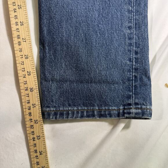 Vtg 90s Levis 510 Button Fly Mens Washed Denim Jeans Sz 32 - Picture 2 of 8